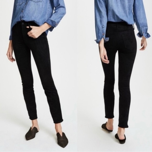 MOTHER Faux Suede High Waisted Looker in Tricks of the Trade - Picture 1 of 10